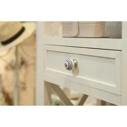 Compra POMO MUEBLE BOLA BLANCO AZUL 40X36MM REI 7-E501.08 al mejor precio