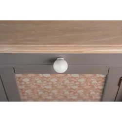 Compra POMO MUEBLE BOLA ABS BLANCO 28X29MM REI 7-308.01 al mejor precio