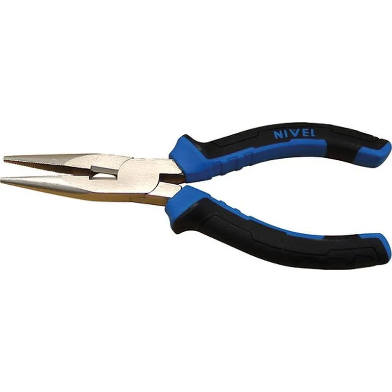 Compra ALICATE BOCA SEMI REDONDA CON CORTANTE 160 MM MANGO BIMATERIA NIVEL NV98603 al mejor precio