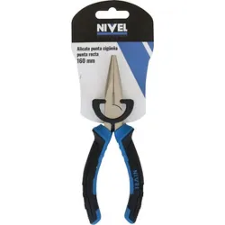 Compra ALICATE BOCA SEMI REDONDA CON CORTANTE 160 MM MANGO BIMATERIA NIVEL NV98603 al mejor precio
