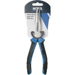 Compra ALICATE BOCA SEMI REDONDA CON CORTANTE 200 MM MANGO BIMATERIA NIVEL NV98604 al mejor precio
