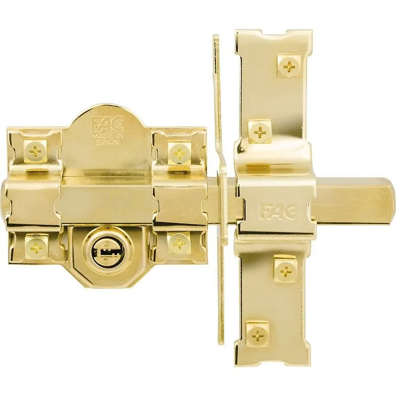 Compra CERROJO 946LP/80 SISTEMA L UVE, CILINDRO diametro 30X50MM DORADO FAC 01241 al mejor precio