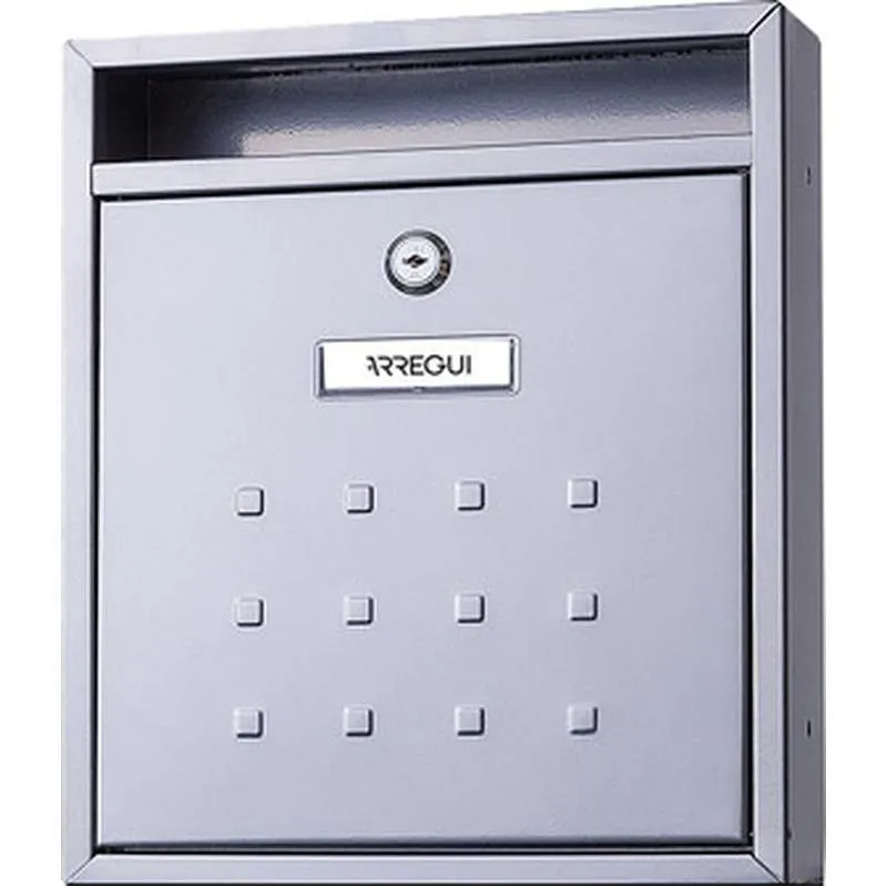 Compra BUZON INTERIOR VERTICAL 310 X 260 X 90 MM PLATEADO ARREGUI V1302 al mejor precio