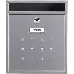 Compra BUZON INTERIOR VERTICAL 310 X 260 X 90 MM PLATEADO ARREGUI V1302 al mejor precio