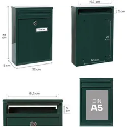 Compra BUZON EXTERIOR ZAGUAN VERDE ARREGUI E5753 al mejor precio