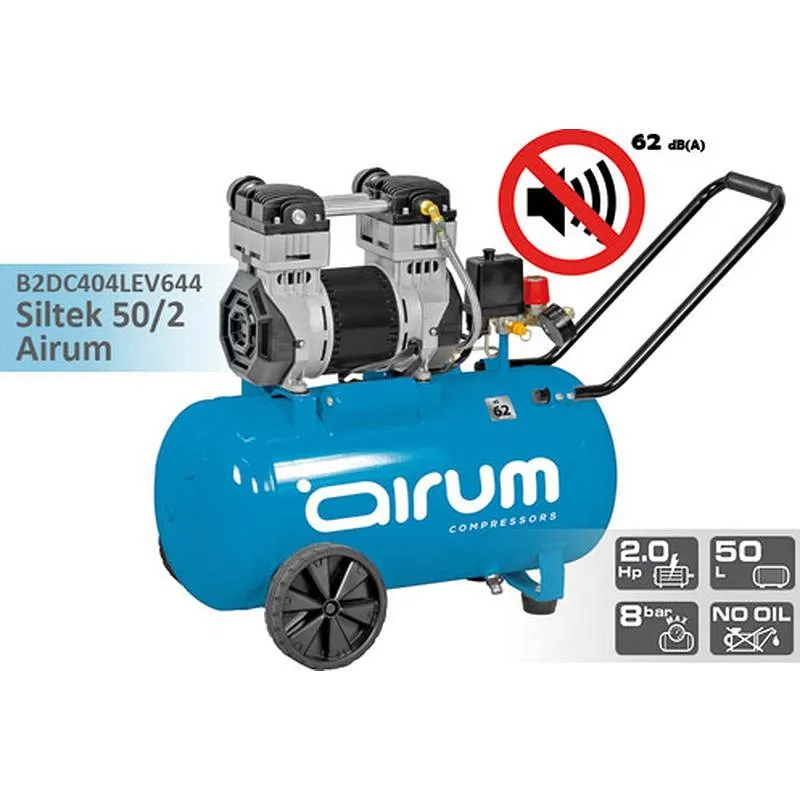 Compra COMPRESOR PISTON 2 HP 240LT/M 8 BAR S/AC. AZ SILTEK 50/2 AIR AIRUM B2DC404LEV644 al mejor precio