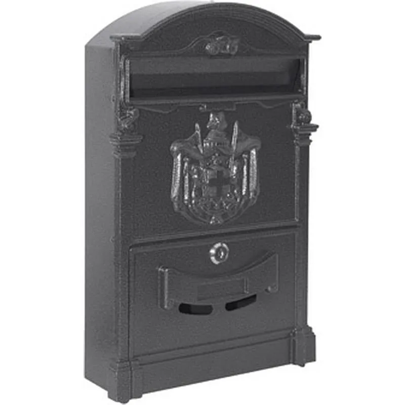 Compra BUZON EXTERIOR ALUMINIO IMPERIO 25X8X40,8CM GRIS NATUUR NT97368 al mejor precio