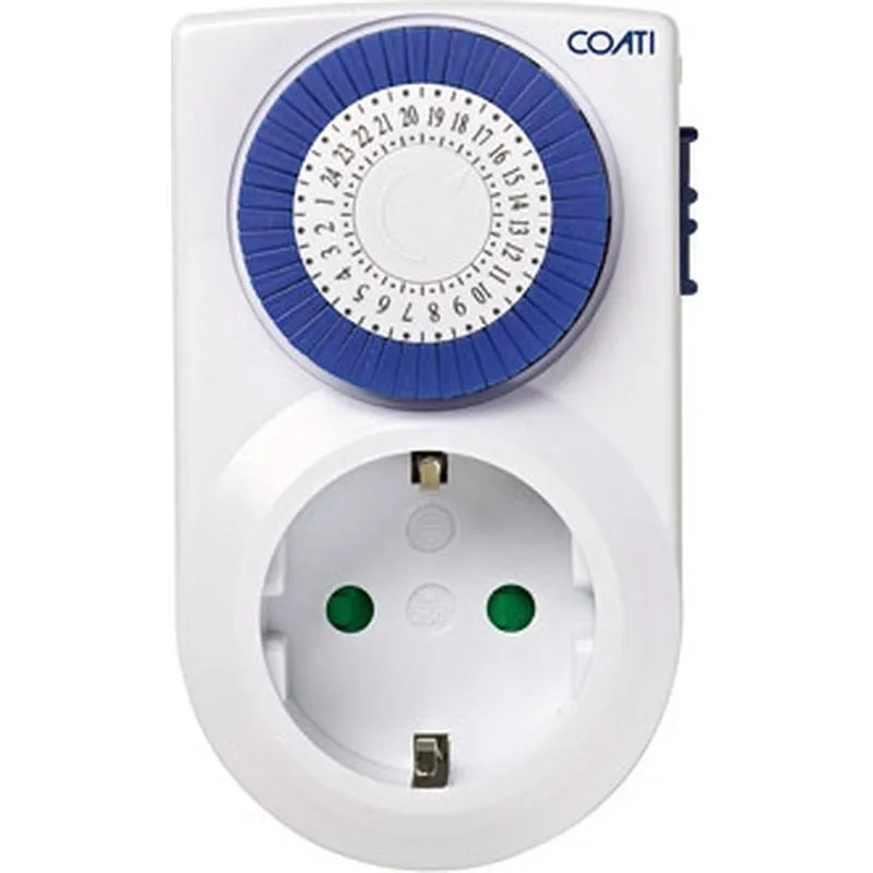 Compra PROGRAMADOR ELEC ANALOG. MINI COATI BLANCO COATI AF131313 al mejor precio