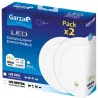 Compra DOWNLIGHT INTER. 18W 26,5X23X25,5CM 1600LM 6500K PACK 2UDS M GARZA 401403A al mejor precio