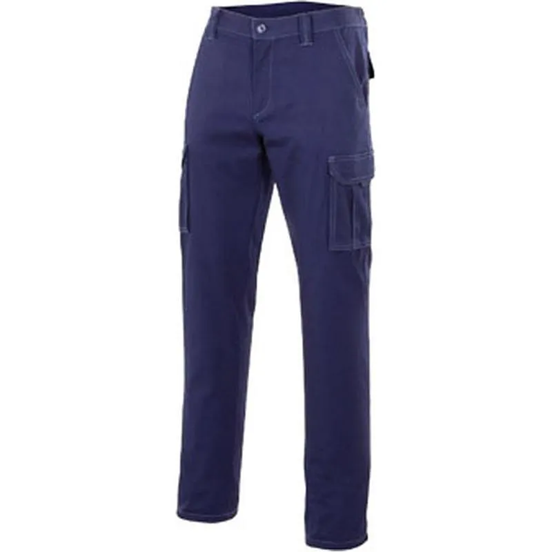 Compra PANTALON POLIESTER / ALGODON 240 GR AZUL MARINO TALLA 50 VELILLA 103001/1/50 al mejor precio