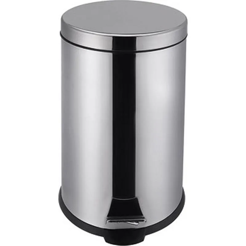 Compra CUBO BASURA INOX CON PEDAL 20LT-29X44CM VIVAHOGAR VH125302 al mejor precio