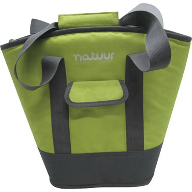 Compra NEVERA CAMPING FLEXIBLE VERDE Y GRIS CAPAZO 15 L NATUUR NT98578 al mejor precio