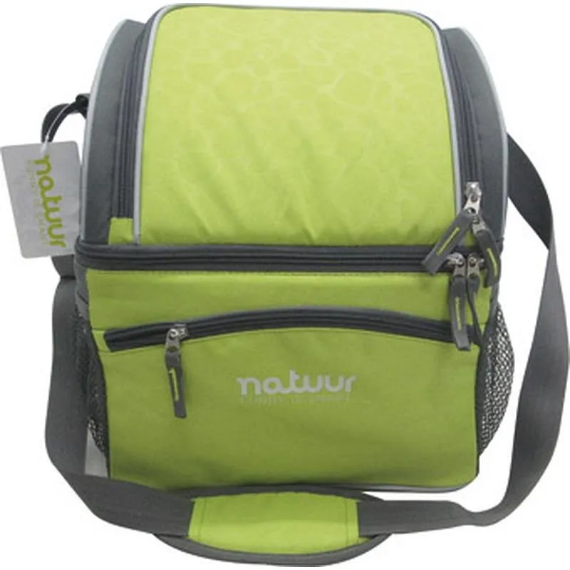 Compra NEVERA CAMPING FLEXIBLE VERDE Y GRIS 15 L NATUUR NT98582 al mejor precio