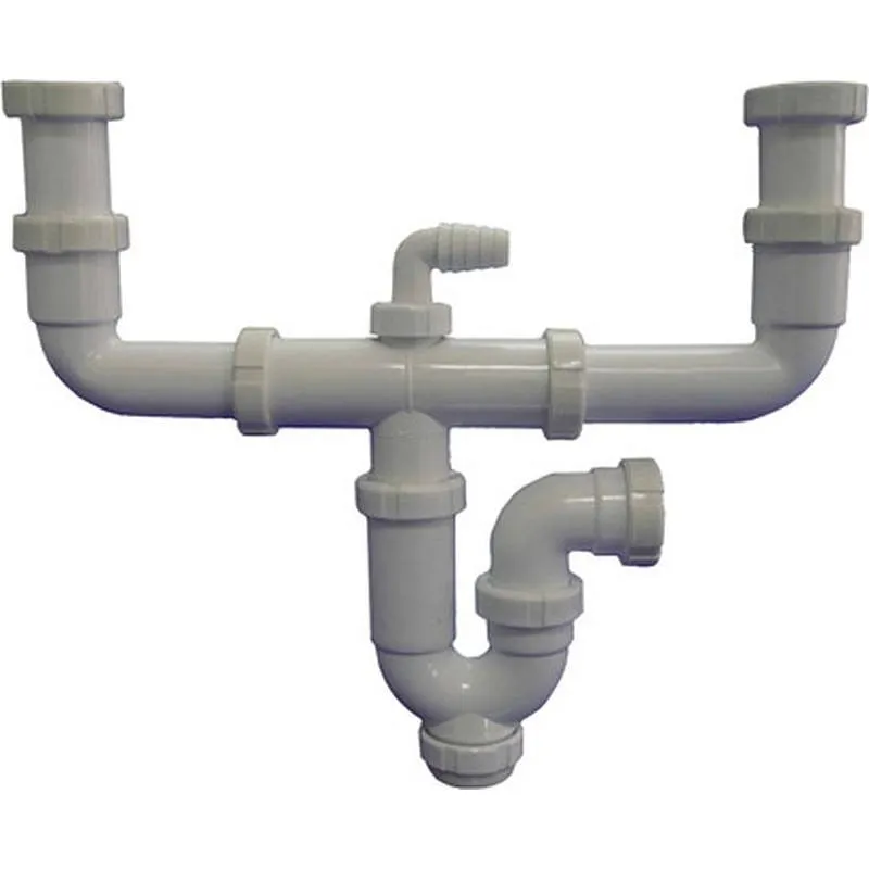 Compra SIFON EVACUACION CURVO 1 1/2 - 1 1/2 DB T-47 HIDROTECNOAGUA 50215 al mejor precio