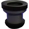 Compra MANGUITO EVACUACION INODORO 90MM CONCENT. J/LAB. PVC T-90L HIDROTECNOAGUA 50612 al mejor precio