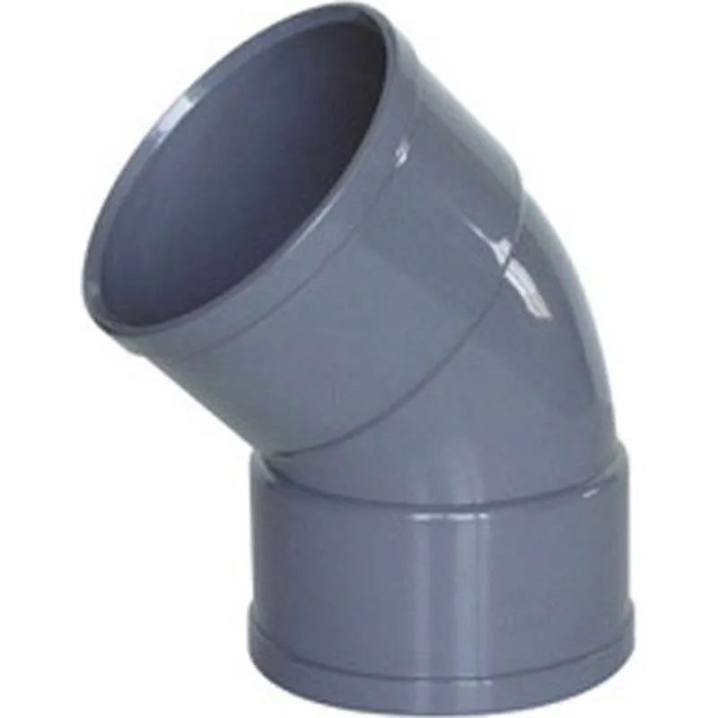 Compra CODO EVACUACION PVC H-H 45º diametro 40MM HIDROTECNOAGUA 52021 al mejor precio