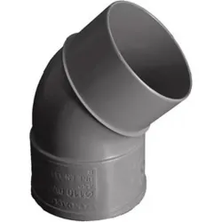 CODO EVACUACION PVC M-H 45º...