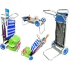 Compra CARRO PORTA SILLAS PLAYA 52 X 37 X 105 CM JUINSA 12214 al mejor precio