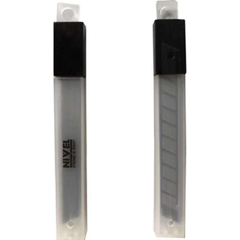 Compra CUCHILLA CUTER 9 MM 10 PIEZAS NIVEL 1001585 al mejor precio