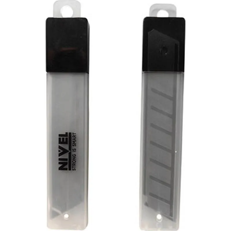 Compra CUCHILLA CUTER 18 MM 10 PIEZAS NIVEL 1001586 al mejor precio