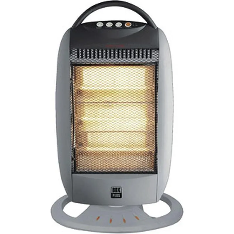 Compra ESTUFA ELECTRICA SUELO HALOGENA 1200 W OSCILANTE BOX PLUS VH101773 al mejor precio