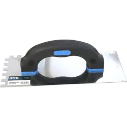 Compra LLANA ALBAÑIL DENTADA 280 X 120 MM, DIENTE 10 MM, MANGO BIMATERIA NIVEL NV101790 al mejor precio