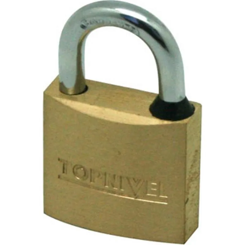 Compra CANDADO ARCO NORMAL NIVEL 30 MM LATON NIVEL NV101895 al mejor precio