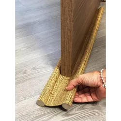 Compra BURLETE BAJO PUERTA DOBLE ROLLO PVC 95 CM MARRON BUECASA 110031 al mejor precio