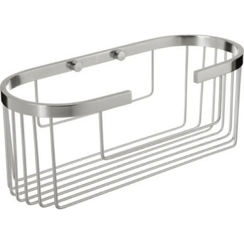 Compra CESTILLO BAÑO OVALADO 30X11X11,3 CM ALUMINIO BRILLANTE TATAY 6604300 al mejor precio