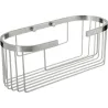 Compra CESTILLO BAÑO OVALADO 30X11X11,3 CM ALUMINIO BRILLANTE TATAY 6604300 al mejor precio
