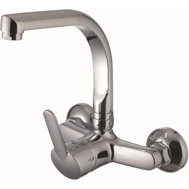 Compra GRIFO COCINA MONOMANDO PARED LATON CROMADO URBAN CLEVER CLEVER 98335 al mejor precio