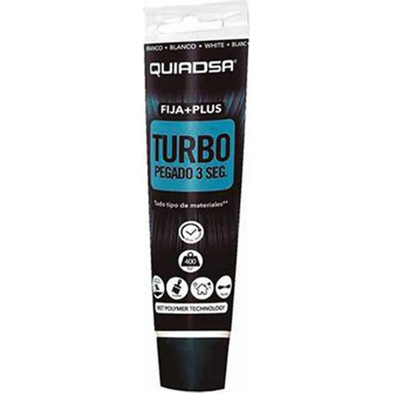 Compra ADHESIVO MONTAJE FIJA+PLUS TURBO 150 GR BLANCO QUIADSA 52503381 al mejor precio