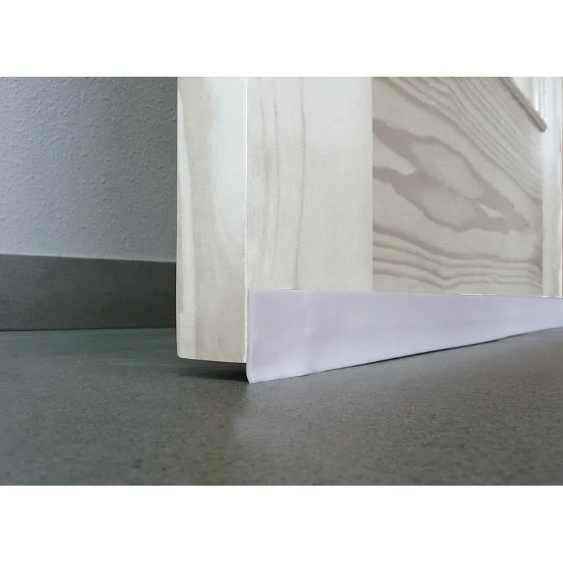 Compra BURLETE BAJO PUERTA ADHESIVO PVC 40 MM X 1 M BLANCO BUECASA 107301 al mejor precio
