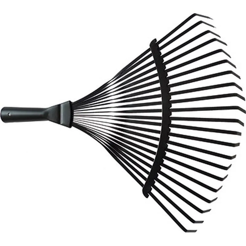 Compra ESCOBA RECOGEHOJAS METALICA 21 PUAS NEGRA NATUUR NT113621 al mejor precio