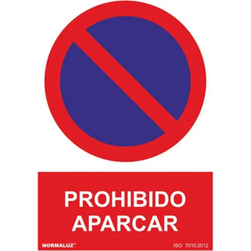 Compra CARTEL SEÑAL 210X300MM PVC PROHIBIDO APARCAR NORMALUZ NORMALUZ RD40040 al mejor precio