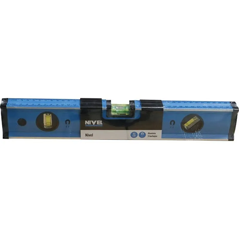 Compra NIVEL TUBULAR MAGNETICO 3 BURBUJAS 40 CM NIVEL NV117256 al mejor precio