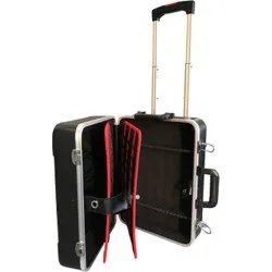Compra MALETA PORTA HERRAMIENTAS DE ABS CON TROLLEY 460 X 355 X 190 MM CON MANGO EXTENSIBLE NIVEL NV119718 al mejor precio