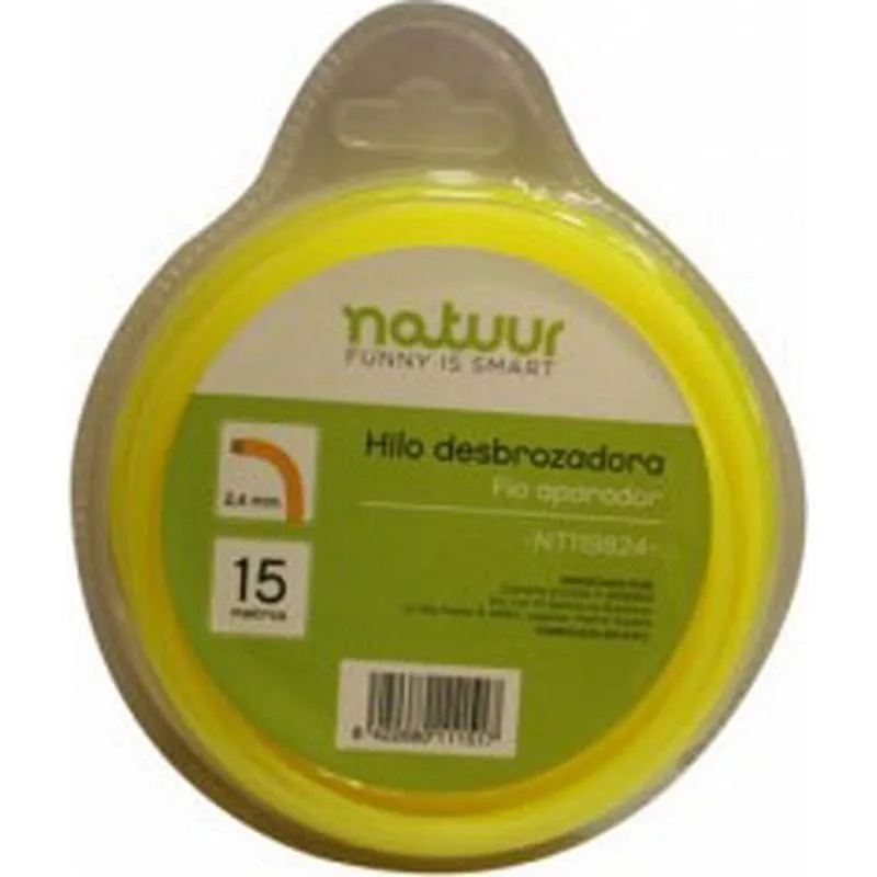 Compra HILO NILON DESBROZADORA CUADRADO diametro 3 MM 10 M NATUUR NT119825 al mejor precio