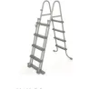 Compra ESCALERA PARA PISCINA PELDAÑOS PLASTICO ALTURA 122 CM BESTWAY 58331 al mejor precio