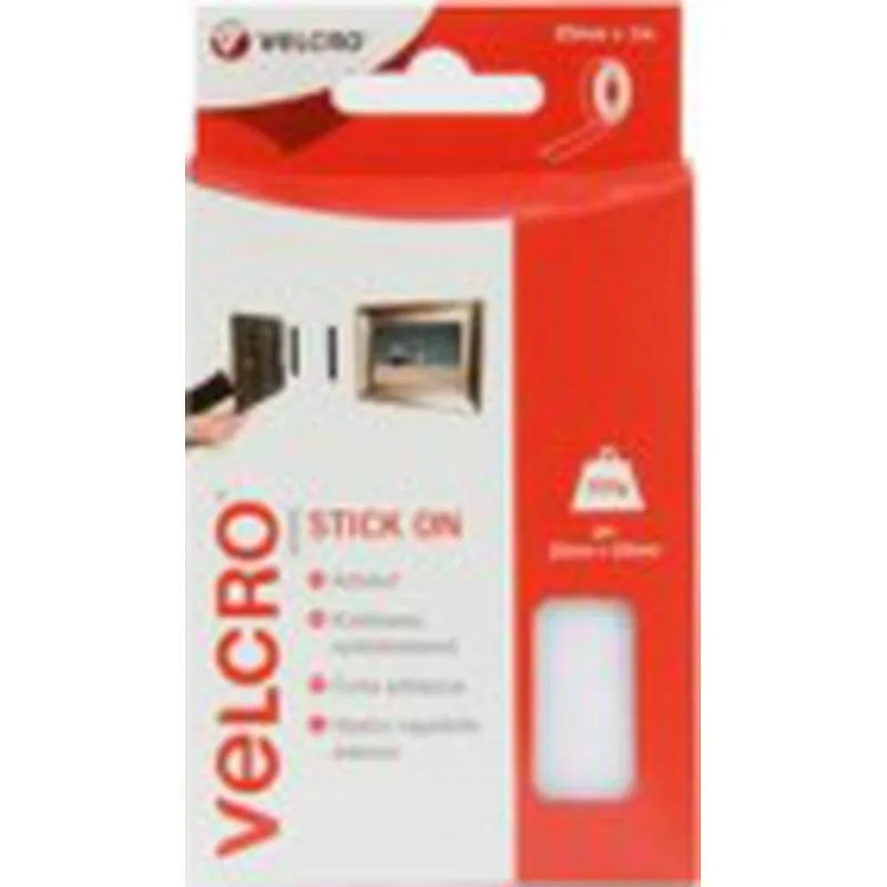 Compra CINTA UNION DESMONTABLE VELCRO® STICK ON 1 M X 20 MM BLANCO VELCRO® 47538 al mejor precio