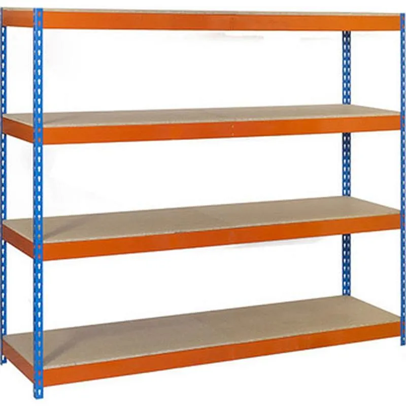 Compra ESTANTERIA METAL 4 ESTANTES MADERA SIN TORNILLOS 200 X 150 X 60 CM AZUL/NARANJA 600KG/EST. SIMONRACK 458100045201568 al mejor precio