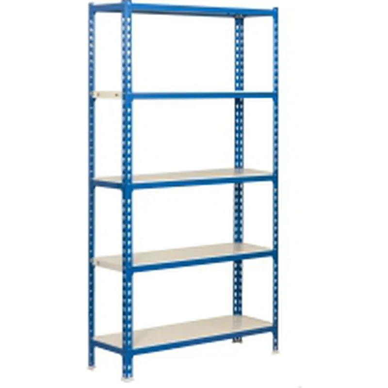 Compra ESTANTERIA METAL GALVANIZADO 5 ESTANTES METAL SIN TORNILLOS 200 X 100 X 40 CM AZUL/BLANCO 180KG/EST SIMONRACK 442100024201045 al mejor precio