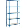 Compra ESTANTERIA METAL GALVANIZADO 5 ESTANTES METAL SIN TORNILLOS 200 X 100 X 40 CM AZUL/BLANCO 180KG/EST SIMONRACK 442100024201045 al mejor precio