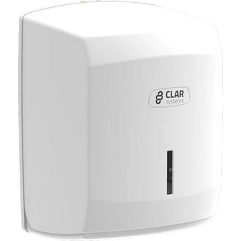 Compra DISPENSADOR PAPEL BAÑO INDUSTRIAL PAPEL MECHA 320 X 222 X 222 MM I-NOVA ABS BLANCO CLAR SYSTEMS M1100PB al mejor precio