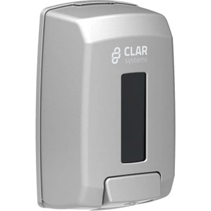 Compra DISPENSADOR JABON BAÑO 1100 ML HIDROALCOHOLICO 225 X 130 X 95 MM PLATA AB CLAR SYSTEMS J1100PP al mejor precio