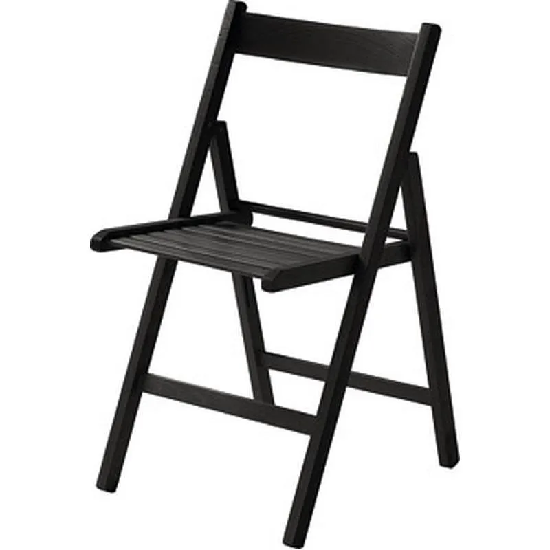 Compra SILLA PLEGABLE DE MADERA HAYA NEGRA AMBIT BLACK al mejor precio