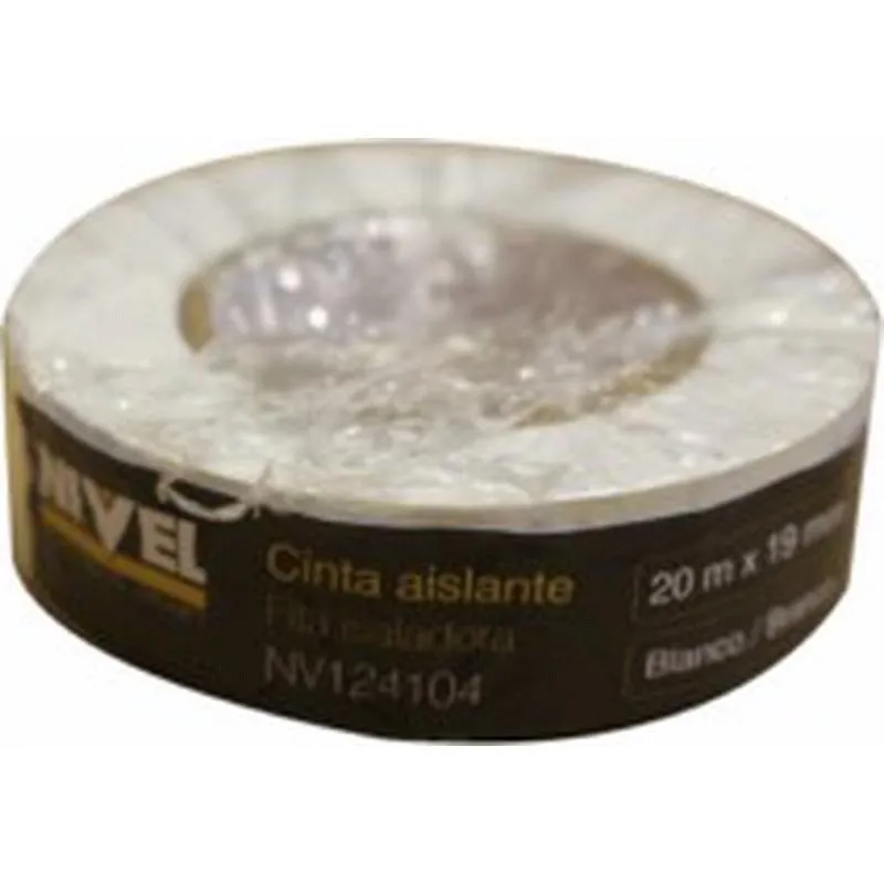 Compra CINTA AISL. 20MT X 19MM NIVEL PVC BL NV124104 NIVEL NV124104 al mejor precio
