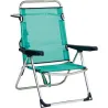 Compra SILLA PLAYA CON ASA MULTIPOSICION PATA TRASERA PLEGABLE ALUMINIO FIBRELINE AZUL ALCO 671ALF-0030 al mejor precio