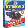Compra RATICIDA CEBO FRESCO RATIBROM-2 1KG (10 BOLSAS 100 GR) RATIBROM-2 D01.370 al mejor precio