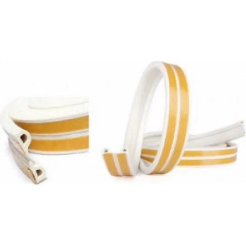 Compra BURLETE PUERTA/VENTANA ADHESIVO CAUCHO P 9 MM X 6 M MARRON KYLATE VH126401 al mejor precio